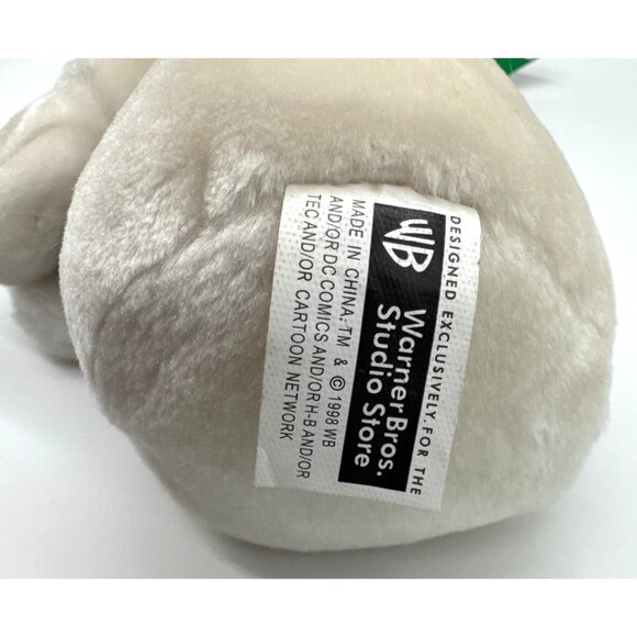 1998 Warner Bros Studio Store Bugs Bunny Snowman Bean Bag Plush Toy 10" NWT - Picture 5 of 6